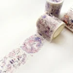 5cm X 5m (150cm Pattern Length Loop) Washi Tape Cute Girl Heart Diary Tape - Image 5
