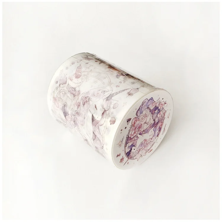 TBD06048260_B5.webp 5cm X 5m (150cm Pattern Length Loop) Washi Tape Cute Girl Heart Diary Tape - Image 6