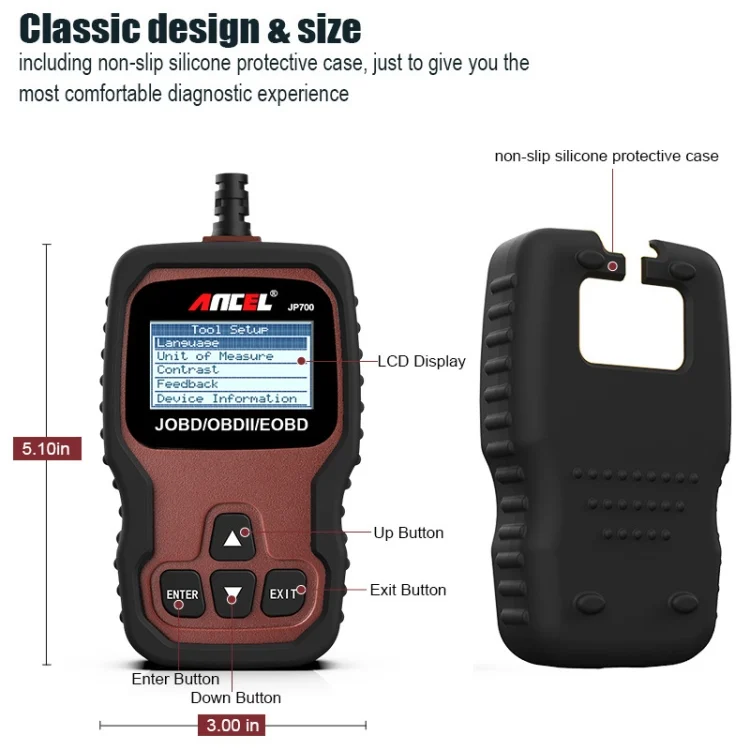 TBD06048263_1.webp Ancel JOBD+EOBD/OBD-II Car Error Code Diagnostic scanner - Image 2