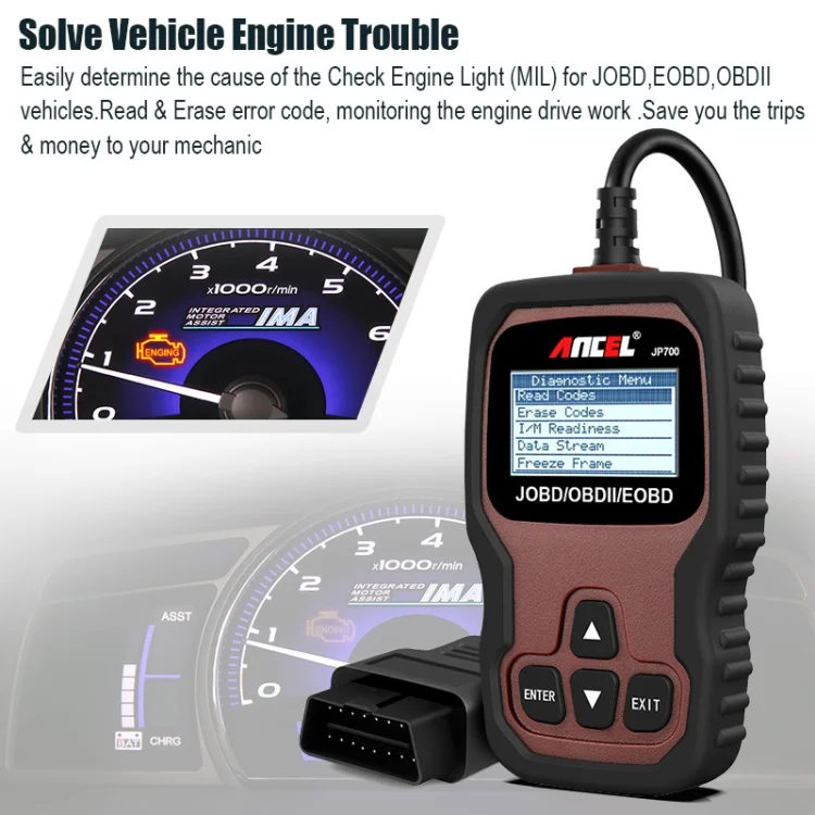 TBD06048263_2.webp Ancel JOBD+EOBD/OBD-II Car Error Code Diagnostic scanner - Image 3