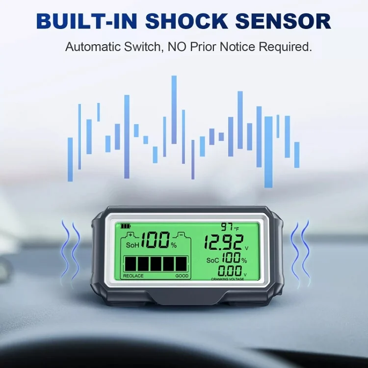TBD06048271_10.webp ANCEL 12V LED Car Battery Tester SOH/SOC Rechargeable Battery Analysis Tool - Image 11