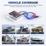 ANCEL 12V LED Car Battery Tester SOH/SOC Rechargeable Battery Analysis Tool - Image 8