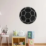 Football Acrylic 3D Wall Stickers Self-adhesive Home Background Wall Decoration Mirror Paste - Image 3