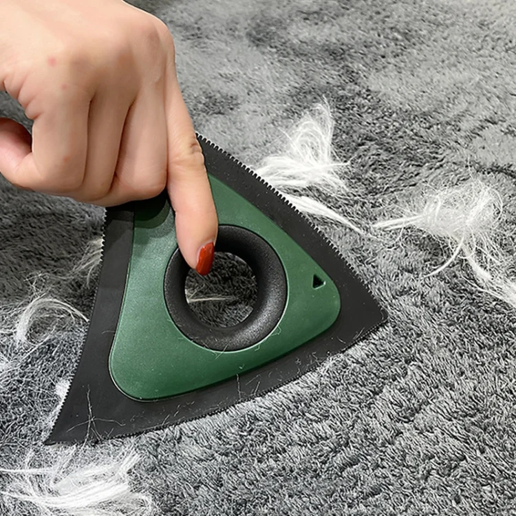 TBD06048299_B7.webp Triangular Shaped Cats And Dog Sofa Hair Remover Pet Litter Carpet Brush - Image 8