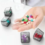 Monthly Pill Organizer 30 Days Pill Box Easy-Open Large Capacity Medicine Case - Image 7