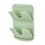 Wall Mounted Pot Lid Holder Kitchen Double Layer Multifunctional Folding Rack