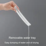 Wall Mounted Pot Lid Holder Kitchen Double Layer Multifunctional Folding Rack - Image 8