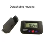 TAKSUN TS-613A-2 LED Display Electronic Car Clock Double-sided Glue Car Clock - Image 2