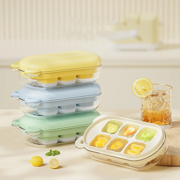 TBD06048338_B1.webp Mini Silicone Ice Cube Soft Mold Home Refrigerator Ice Box - Image 2