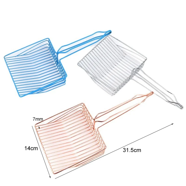 TBD06048355_B2.webp Metal Cat Litter Scoop Extended Handle Skeleton Cats Shoveling Tool Large - Image 3