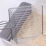 Metal Cat Litter Scoop Extended Handle Skeleton Cats Shoveling Tool Large - Image 7
