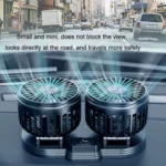 5V USB Port Car Dual-head Fan Circulation Fan - Image 5