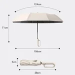 Fully Automatic Rain Or Shine Umbrella Foldable Unisex Sun Shade Umbrella - Image 12