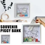 Travel Shadow Box Frame with Slot for Keepsakes,Money,Ticket - Image 2