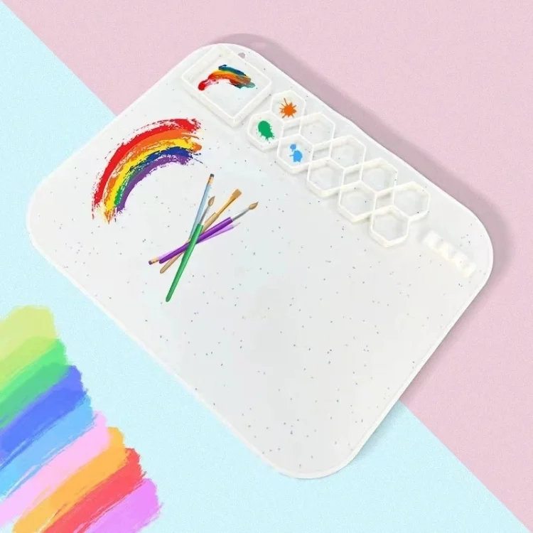 TBD06048409_B2.webp 40 x 50cm Square Silicone Painting Pad  Art Mat for Drawing Clay - Image 3