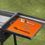 For Blackstone Oven Silicone Side Shelf Mat Grill Pad with Handle - Image 3
