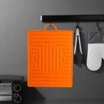 For Blackstone Oven Silicone Side Shelf Mat Grill Pad with Handle - Image 5