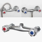 In-wall Dual Control Hot And Cold Water Faucet Bathroom Mixer Valve Shower Faucet - Image 3