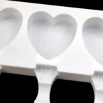 3 Grids Heart Shape Ice Cream Model DIY Pudding Mold Without Stick - Image 4