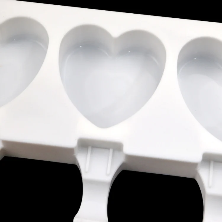 TBD06048431_B3.webp 3 Grids Heart Shape Ice Cream Model DIY Pudding Mold Without Stick - Image 4