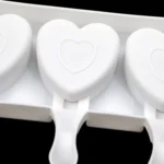 3 Grids Heart Shape Ice Cream Model DIY Pudding Mold Without Stick - Image 5
