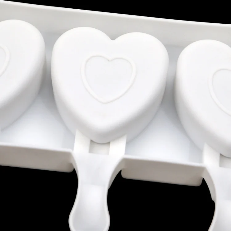 TBD06048431_B4.webp 3 Grids Heart Shape Ice Cream Model DIY Pudding Mold Without Stick - Image 5