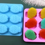 6 Grids Little Fish Shape Silicone Cake Mould Handmade Soap Mould - Image 2