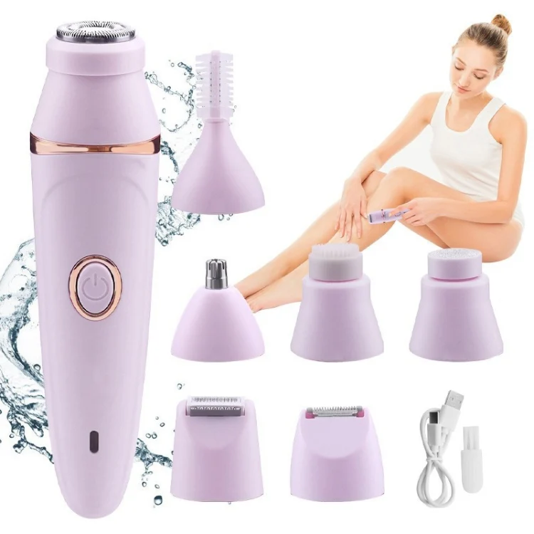 TBD06048439_B1.webp 7 In 1 Multifunction Women Shaver USB Charging Epilator Eyebrow Trimmer - Image 2