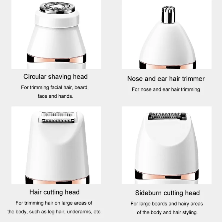 TBD06048439_B5.webp 7 In 1 Multifunction Women Shaver USB Charging Epilator Eyebrow Trimmer - Image 6