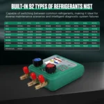 DUOYI DY523 Automotive Vacuum Pressure Gauge Liquid Charge Fluorine Repair Electronic Refrigerant Meter - Image 6