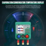 DUOYI DY523 Automotive Vacuum Pressure Gauge Liquid Charge Fluorine Repair Electronic Refrigerant Meter - Image 8