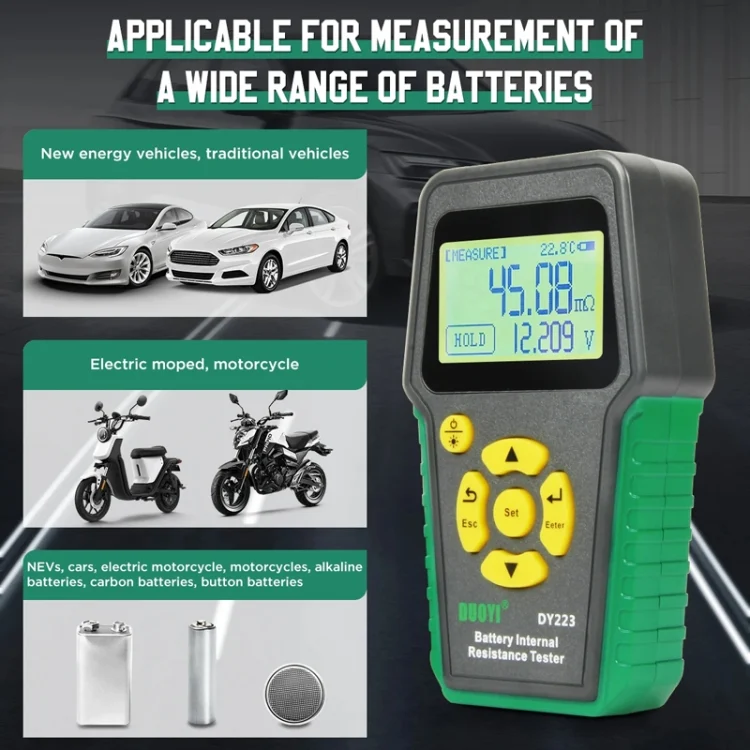 TBD06048476_B10.webp DUOYI DY223 Electrical Vehicle Voltage Testing And Fault Diagnostic Instrument - Image 11