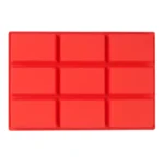 9 Grids Long Cubes Silicone Cake Mold Handmade Aromatherapy Soap Mold
