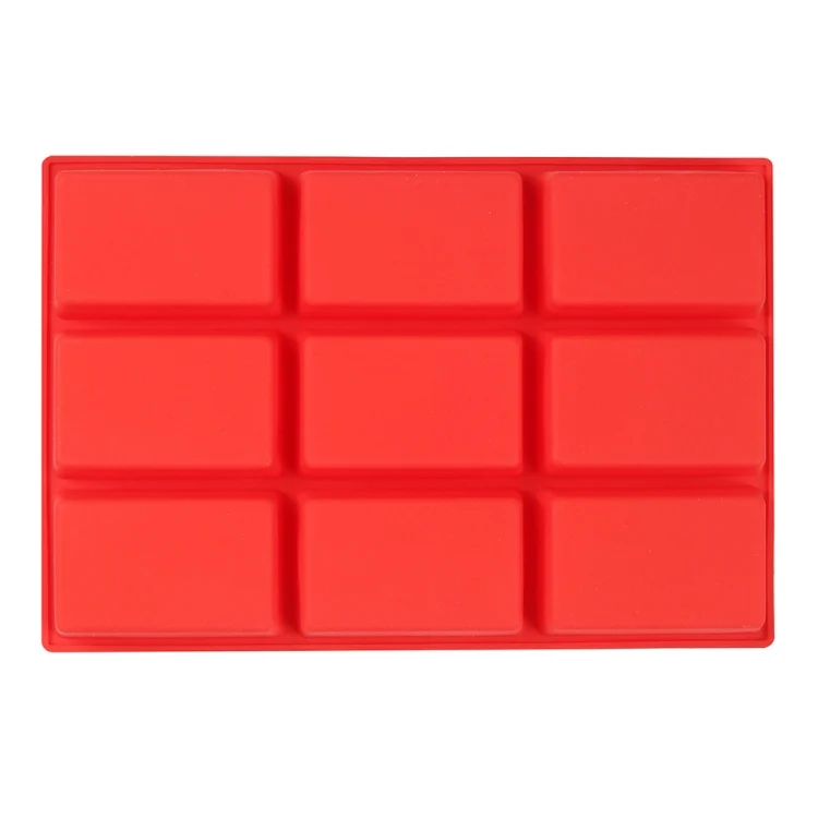 9 Grids Long Cubes Silicone Cake Mold Handmade Aromatherapy Soap Mold