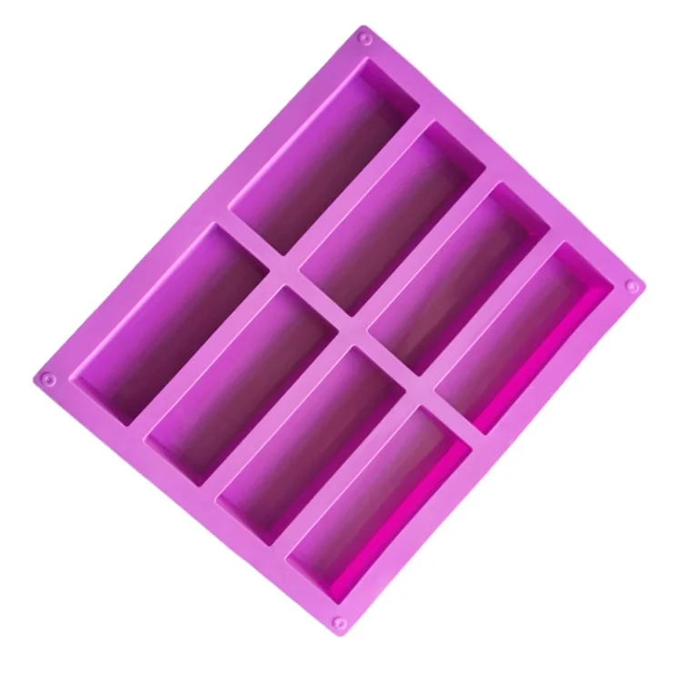 TBD06048490_B2.webp 8 Grids Rectangular Silicone Handmade Soap Mould DIY Aromatherapy Mould - Image 3
