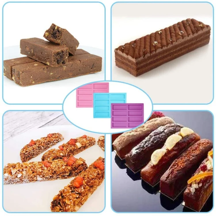 TBD06048490_B5.webp 8 Grids Rectangular Silicone Handmade Soap Mould DIY Aromatherapy Mould - Image 6