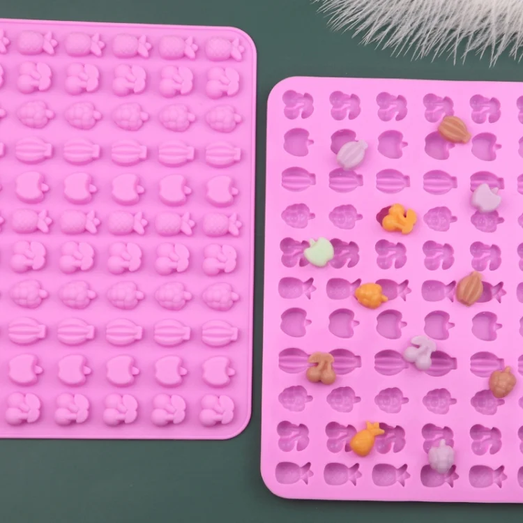 TBD06048494_B1.webp 66 Grids Fruit Silicone Fudge Molds Mini Candy Molds - Image 2