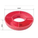 For Stanley Quencher 40oz Tumbler With Handle Snack Tray Silicone Reusable Snack Container - Image 4