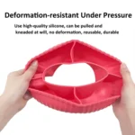 For Stanley Quencher 40oz Tumbler With Handle Snack Tray Silicone Reusable Snack Container - Image 6