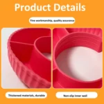 For Stanley Quencher 40oz Tumbler With Handle Snack Tray Silicone Reusable Snack Container - Image 8