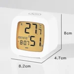 Multifunctional Temperature and Humidity LCD Clock Home Bedside Alarm Clock - Image 3