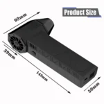 130000R PM52+M/S Brushless Motor Industrial Dust Blowing Turbo Fan - Image 3