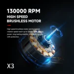 130000R PM52+M/S Brushless Motor Industrial Dust Blowing Turbo Fan - Image 5