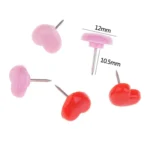Love Plastic Studs DIY Office School Colorful Pins - Image 3