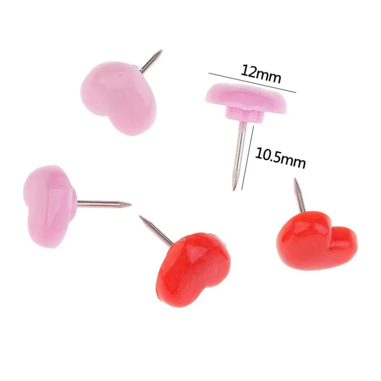 TBD06048530_B2.webp Love Plastic Studs DIY Office School Colorful Pins - Image 3