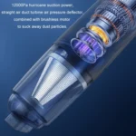 3 in 1 Mini Wireless Charging Handheld Car Vacuum Cleaner - Image 6