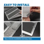 For Broan S97020466 Broan-NuTone BPSF36 Range Hood 2pcs Filter Replacement Part - Image 5