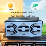 Solar Car Exhaust Fan Air Circulation Cooling Ventilation Fan - Image 4