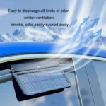 Solar Car Exhaust Fan Air Circulation Cooling Ventilation Fan - Image 5