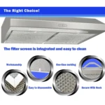 For Broan Nutone S99010430-002 Range Hood Filter Replacement Part 400 x 352 x 9mm - Image 5